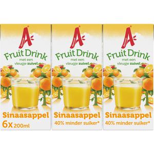 Appelsientje Fruitdrink sinaasappel 6-pack