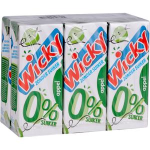 Wicky Appel 0% suiker 6-pack