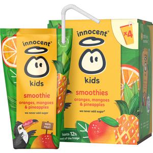 Innocent Kids orange mango 4-pack