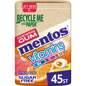 Mentos Gum Vitamins citrus blend