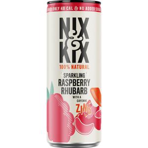 Nix & Kix Sparkling raspberry rhubarb