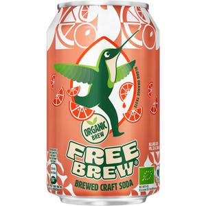 Free Brew Brewed craft soda organic blood orange