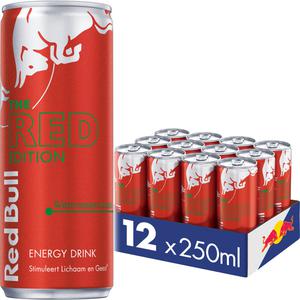 Red Bull Energy drink watermeloen tray