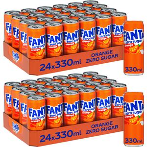 Fanta Orange Zero Sugar 24-pack