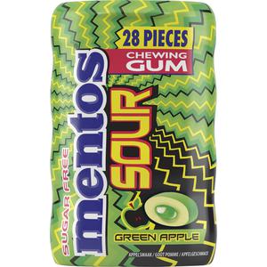 Mentos Sour gum green apple