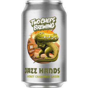 Two Chefs Brewing Jazz hands honey camamille saison