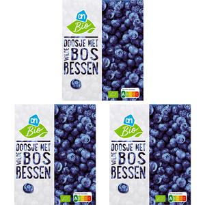 AH Biologisch Doosje met wilde bosbessen 3-pack