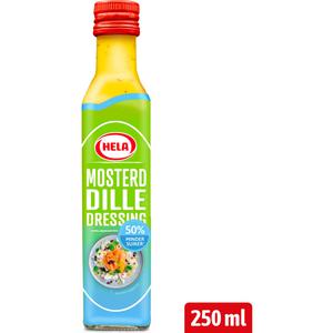 Hela Mosterd dille dressing 50% minder suiker