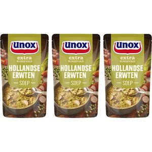 Unox Soep in Zak Erwt 3-pack