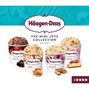 Haagen-Dazs Mini Joys Collection Mini Cups 4x95ml