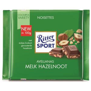 Ritter Sport Melk met stukjes hazelnoot