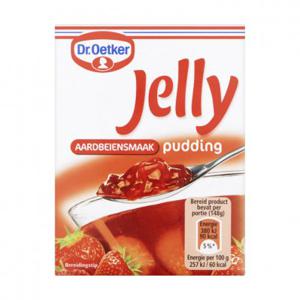 Dr. Oetker Jelly pudding aardbeien