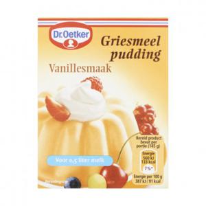 Dr. Oetker Griesmeelpudding vanille