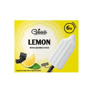 Gelatelli Citroenijs op dropstokje