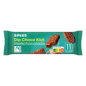 PLUS Dip Choco Kick melkchocolade koekjes