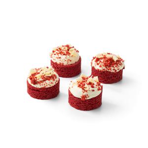 PLUS Mini red velvet gebakjes