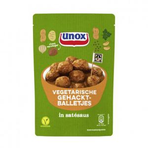 Unox Vega ballen in satésaus