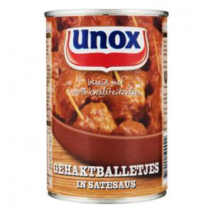 Unox Gehaktballetjes in satésaus