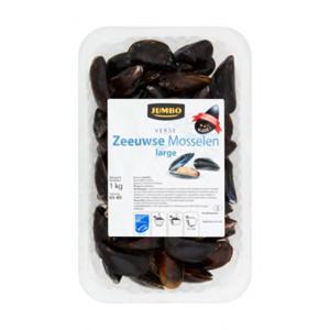 Jumbo Verse Zeeuwse Mosselen 1kg