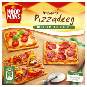 Koopmans Italiaans pizzadeeg bereid met olijfolie