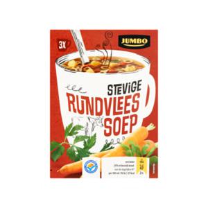 Jumbo Stevige Rundvlees Soep 3 Zakjes