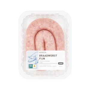 Jumbo Fijne Braadworst Varken 390g