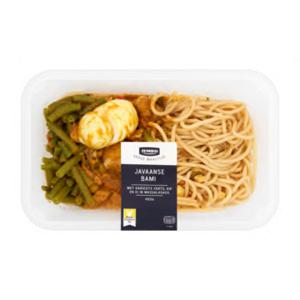 Jumbo Verse Maaltijd Javaanse Bami met Haricots Verts, Kip en Ei in Massalasaus 450g