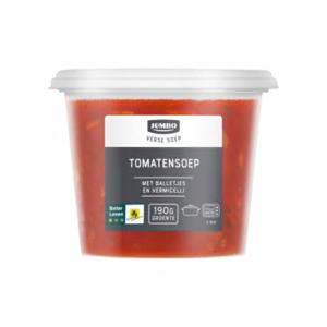 Jumbo Verse Tomatensoep met Balletjes 500g