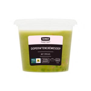 Jumbo Verse Doperwtencrèmesoep met Spekjes 500g