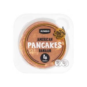 Jumbo American Pancakes Banaan 4 Stuks