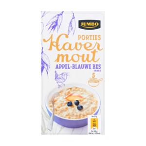 Jumbo Porties Havermout Appel-Blauwe Bes 5 Zakjes