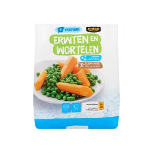 Jumbo Erwten en Wortelen Diepvries 450g