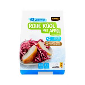 Jumbo Rode Kool met Appel Blokjes Diepvries 750g