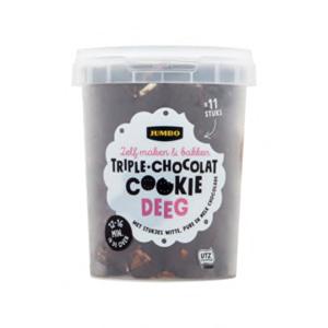 Jumbo Triple Chocolat Cookie Deeg 500g