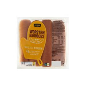 Jumbo - Worstenbroodjes - 4 Stuks