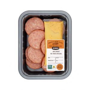 Jumbo Grillworst met Mayo Speciaal Saus - Pakket voor Broodje Warm Vlees om op te Warmen 145g