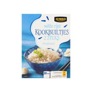 Jumbo Witte Rijst Kookbuiltjes 2 x 250g