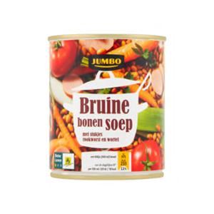 Jumbo Bruine Bonensoep Rookworst en Wortel 300ml