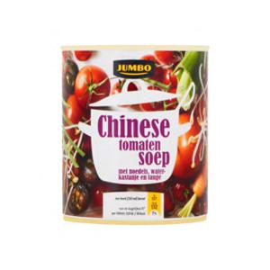 Jumbo Chinese Tomatensoep met Noedels, Waterkastanje en Tauge 800ml