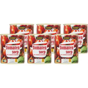 Jumbo Tomatensoep met Vermicelli & Soepballetjes 6 x 800ml