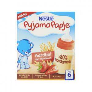 Nestlé Pyjamapapje aardbei 6+ mnd baby pap