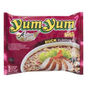 Yum Yum Duck flavour instant noodles