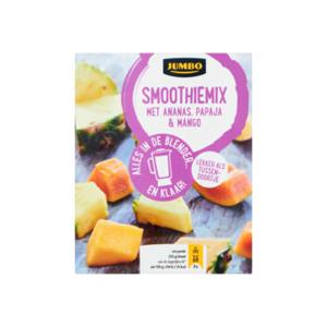 Jumbo Smoothiemix Ananas, Papaja & Mango Diepvries 250g