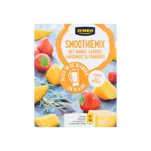 Jumbo Smoothiemix Mango, Aardbei, Havermout & Framboos Diepvries 250g