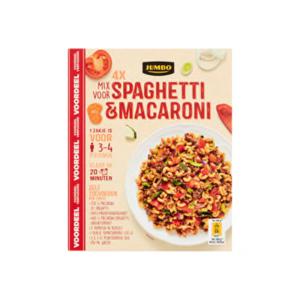 Jumbo Spaghetti & Macaroni Mix 4 x 40 g - Voordeelverpakking