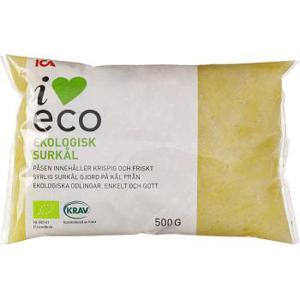 ICA I love eco Surkål 500g KRAV Klass 1