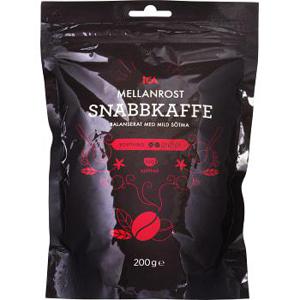 ICA Mellanrost Snabbkaffe refill 200g