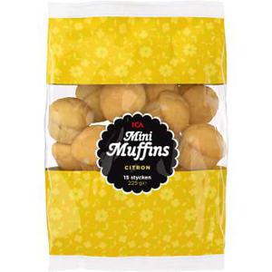 ICA Minimuffins Citron 225g