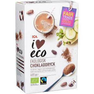 ICA I love eco Chokladdryck Ekologisk 400g