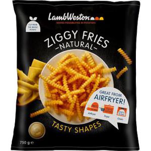 Lamb weston Pommes frites Ziggy fries Fryst 750g